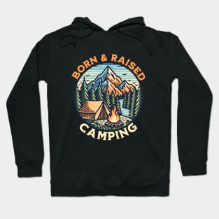 Born & Raised Camping Hoodie